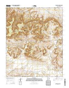 Casamero Lake 2013 topographic map thumbnail