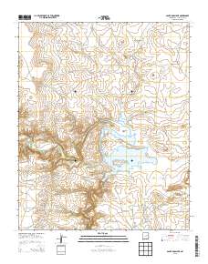 Santa Rosa Lake 2013 topographic map thumbnail