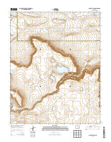 Charette Lake 2013 topographic map thumbnail