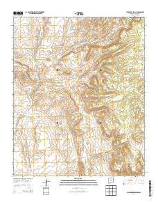 Chupadera Spring 2013 topographic map thumbnail