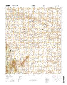 Chupadero Mountain 2013 topographic map thumbnail