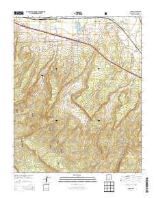 Ciniza 2013 topographic map thumbnail