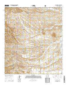 Clanton Draw 2013 topographic map thumbnail