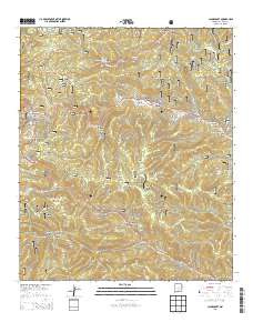 Cloudcroft 2013 topographic map thumbnail