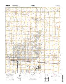 Clovis 2013 topographic map thumbnail