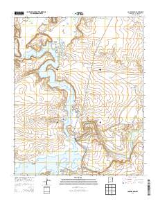 Conchas Dam 2013 topographic map thumbnail