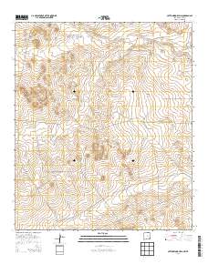 Cottonwood Hills 2013 topographic map thumbnail