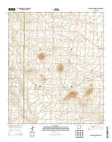 Cow Springs Mountain 2013 topographic map thumbnail