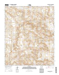 Cowboy Mesa NE 2013 topographic map thumbnail