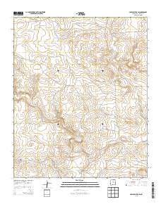 Cowboy Mesa SW 2013 topographic map thumbnail