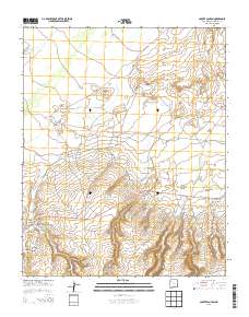 Coyote Canyon 2013 topographic map thumbnail