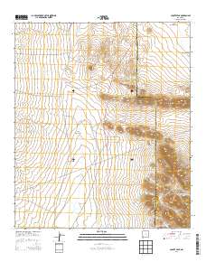 Coyote Peak 2013 topographic map thumbnail