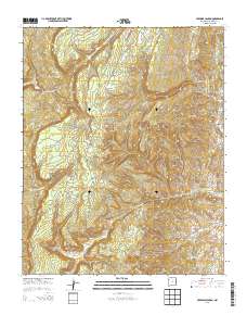 Crevasse Canyon 2013 topographic map thumbnail