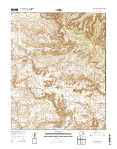 Crow Mesa West 2013 topographic map thumbnail