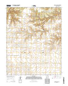 Cuates School 2013 topographic map thumbnail