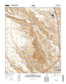 Cuchillo 2013 topographic map thumbnail
