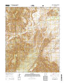 D Cross Mountain 2013 topographic map thumbnail