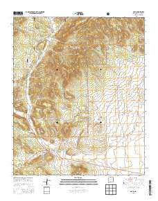 Datil 2013 topographic map thumbnail
