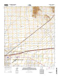 Deming East 2013 topographic map thumbnail
