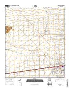 Deming West 2013 topographic map thumbnail