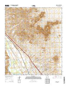 Dona Ana 2013 topographic map thumbnail