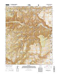 Bighorn Peak 2013 topographic map thumbnail