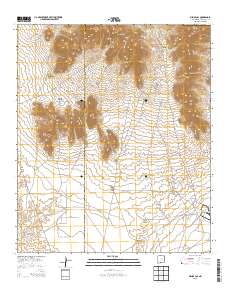 Bishop Cap 2013 topographic map thumbnail