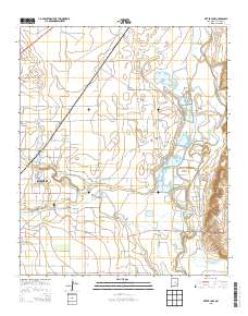 Bitter Lake 2013 topographic map thumbnail