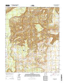Blue Mesa 2013 topographic map thumbnail