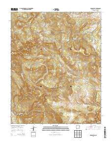 Brazos Peak 2013 topographic map thumbnail