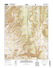 Bull Canyon 2013 topographic map thumbnail