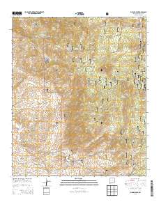 Bullard Peak 2013 topographic map thumbnail