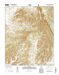 Burned Timber Canyon 2013 topographic map thumbnail
