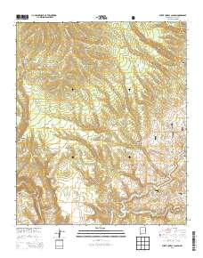 Burnt Corral Canyon 2013 topographic map thumbnail