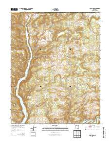 Burnt Mesa 2013 topographic map thumbnail