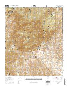 Burro Peak 2013 topographic map thumbnail
