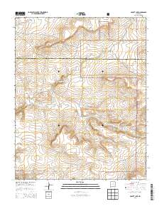 Abbott Lake 2013 topographic map thumbnail