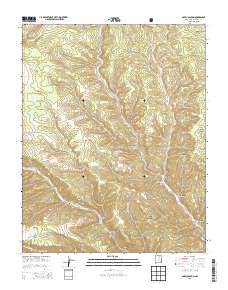 Abreu Canyon 2013 topographic map thumbnail