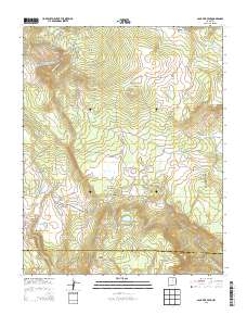 Agua Fria Peak 2013 topographic map thumbnail