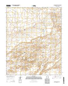 Alamo Mesa West 2013 topographic map thumbnail
