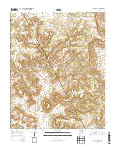 Alamosa Canyon 2013 topographic map thumbnail