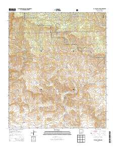 El Paso Canyon 2013 topographic map thumbnail