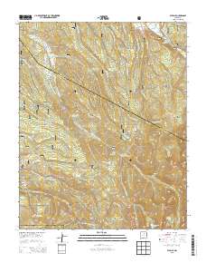 El Valle 2013 topographic map thumbnail