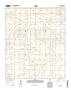 Elida SE 2013 topographic map thumbnail