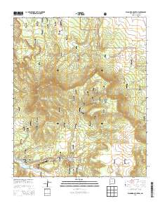 Escondido Mountain 2013 topographic map thumbnail