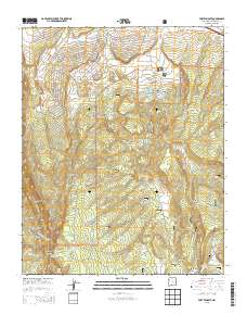 Fort Wingate 2013 topographic map thumbnail