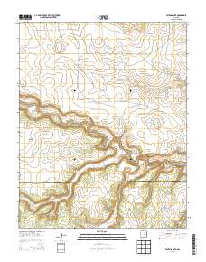 Frutosa Lake 2013 topographic map thumbnail