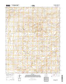 Gallegos NE 2013 topographic map thumbnail