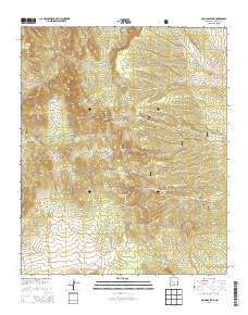 Gallinas Peak 2013 topographic map thumbnail