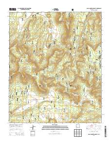 Gallo Mountains East 2013 topographic map thumbnail